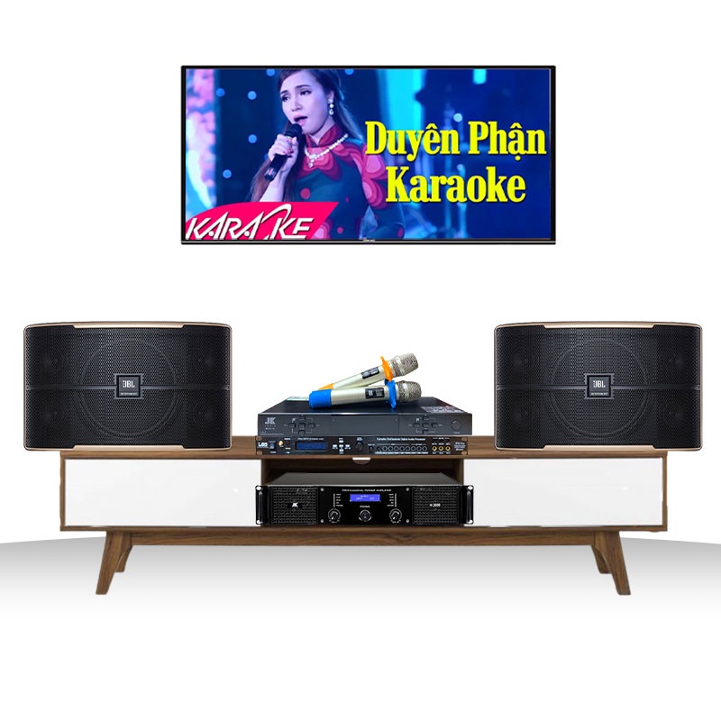 DÀN KARAOKE GIA ĐÌNH GD08 ( JBL PASION 10 + JK H2400 + VANG CƠ JA TF6 PRO + MICRO JK B3 PLUS ) HÀNG CHÍNH HÃNG NEW 100%