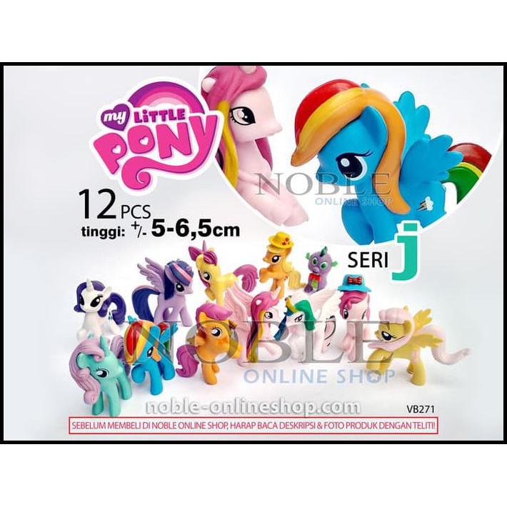 Set 12 Mô Hình Đồ Chơi Các Nhân Vật Trong Phim Hoạt Hình Little Pony-Rainbow Dash-Toy-Vb271