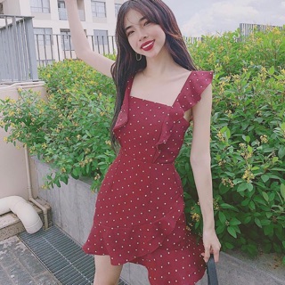 Đầm chấm bi