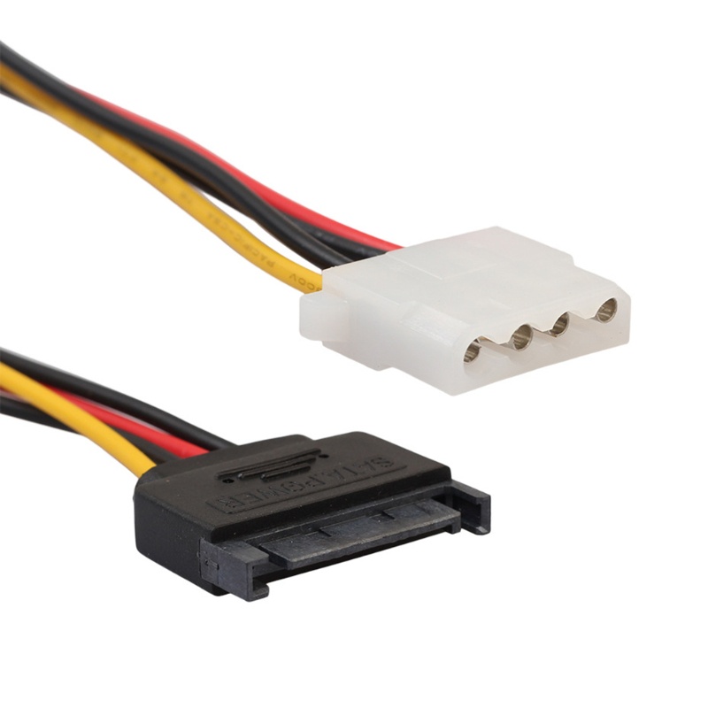Cáp mở rộng ổ cứng SATA 15 Pin sang IDE Molex 4Pin 18cm