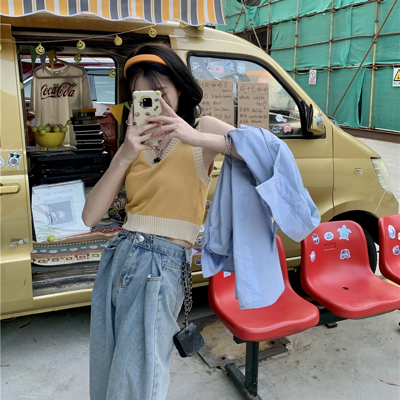 Áo len không tay phong cách Hàn Quốc | BigBuy360 - bigbuy360.vn