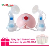 Máy hút sữa đôi Spectra Dew 350 + Tặng bộ 3 bình trữ sữa Unimom trị giá 200.000đ