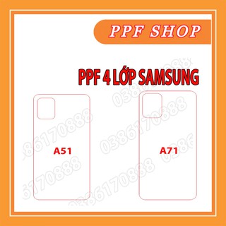 [NHÁM + TRONG]Dán lưng PPF 4 lớp chống va đập cho SAMSUNG A51 / A71
