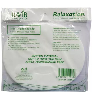 Mặt nạ giấy lột mụn cao cấp HAVIB (20 miếng)