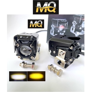 Đèn trợ sáng bi cầu mini fz100 mạnh nhất 2 mầu cos vàng pha trắng m3mini