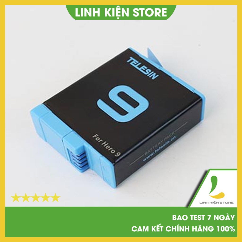 Pin Telesin cho Gopro 9 Black dung lượng 1750 mAh