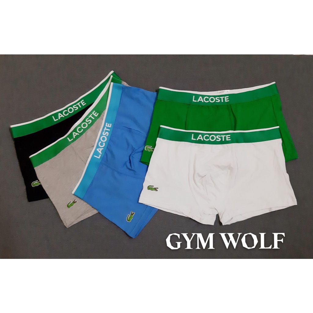 Quần lót nam Lacoste đủ màu, chất cotton siêu thoải mái và dễ chịu.