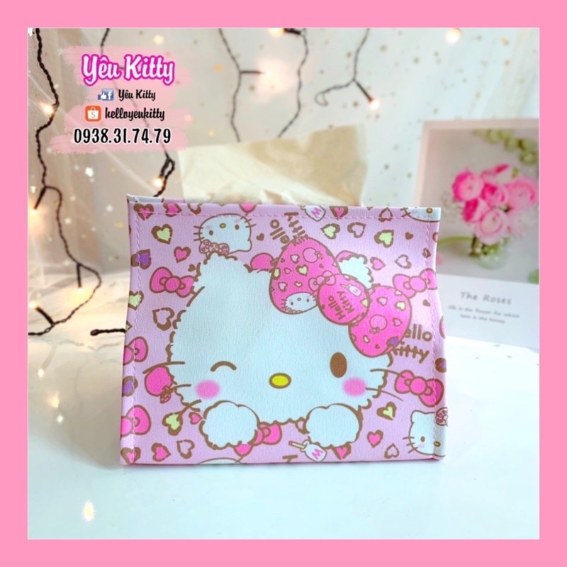 BỌC ĐỰNG KHĂN GIẤY HELLO KITTY