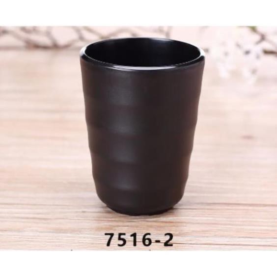 (hàng hot) Ly uống trà màu đen cao cấp kiểu Hàn Quốc 7516-2