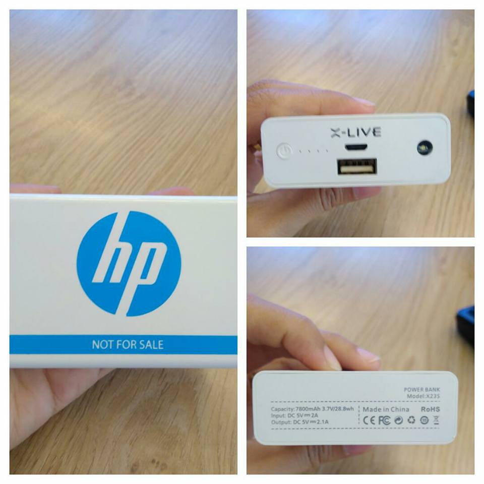 Sạc dự phòng HP X-Live 7800mAh - Hàng độc Not for sale