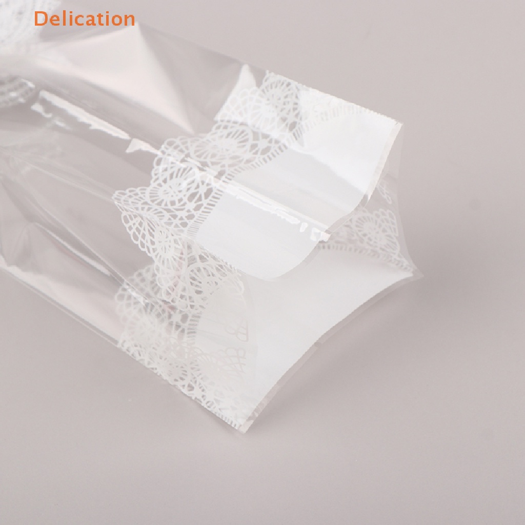 Set 50 Túi Nhựa Trong Suốt Đựng Bánh Kẹo DIY