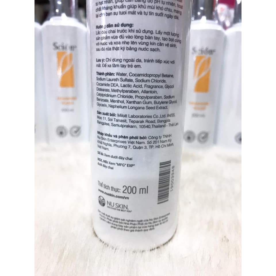 (200ml) Dung Dịch Vệ Sinh Phụ Nữ Nuskin Scion Feminine Wash Chính Hãng