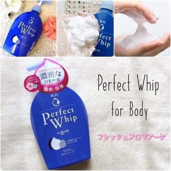 SỮA TẮM SENKA PERFECT WHIP FOR BODY 500ML NHẬT BẢN