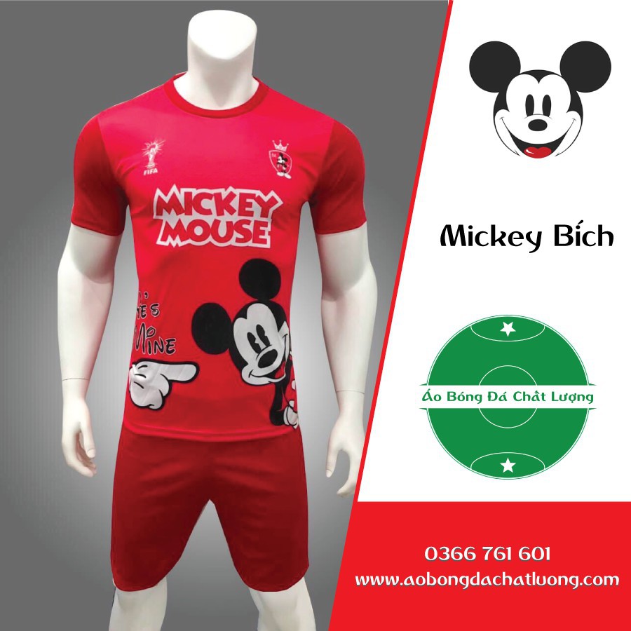 Quần Áo Bóng Đá Hoạt Hình Doremon, Mickey, Panda nhiều mẫu  ཾ