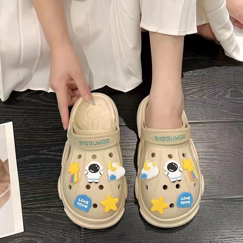 Dép Sục Nữ Hình STickKer Ngộ Ngĩnh Siêu Bền Đẹp