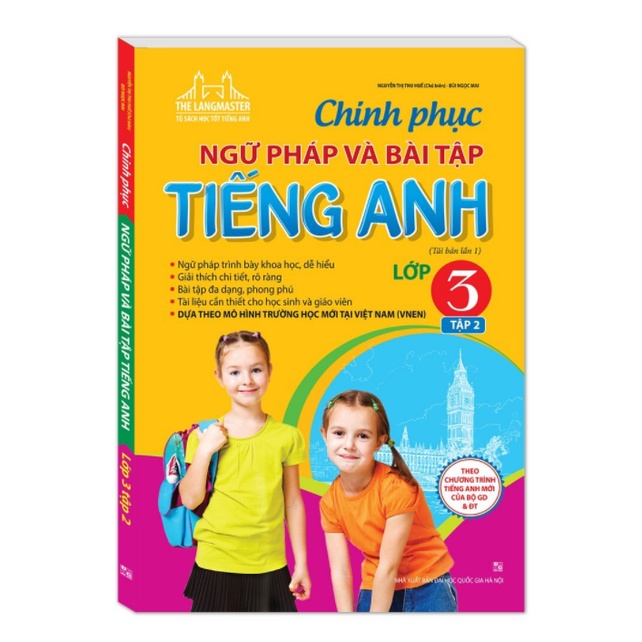 Sách - Combo Chinh Phục Ngữ Pháp và Bài Tập Tiếng Anh Lớp 3 ( 2 tập )