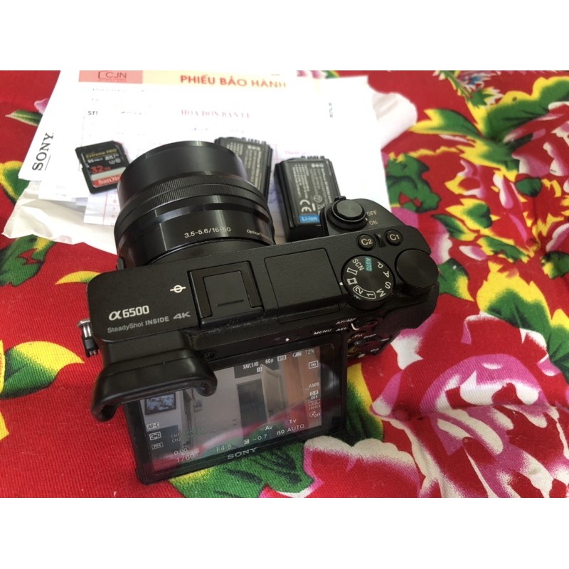 máy ảnh sony a6500 cũ