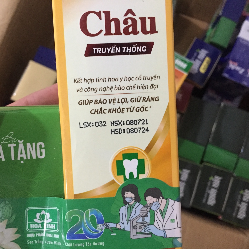 Kem đánh răng dược liệu Ngọc Châu 170G