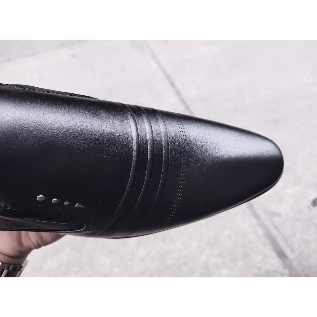 Giày Da Nam Tăng Chiều Cao 6cm Chất Liệu Da Bò Cao Cấp Phong Cách Công Sở Lịch Lãm Giày Nam 2H - 78