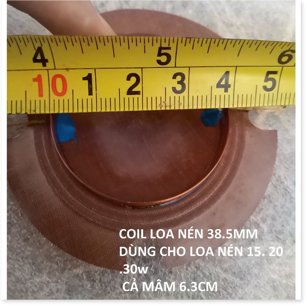 COMBO 10 CÁI COIL LOA PHÓNG THANH 38,5MM - DÙNG CHO LOA 15, 20, 30W