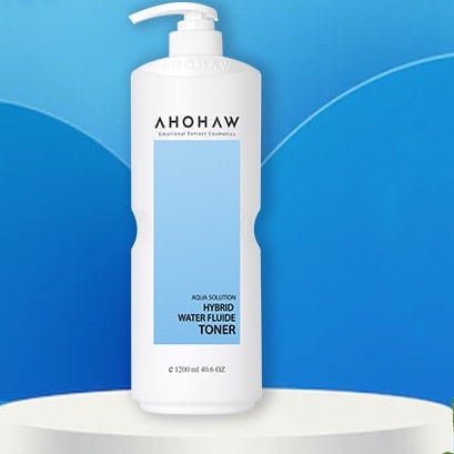 Toner Aho Cấp Nước Giúp Cân Bằng Độ Ẩm Cho Da Ahohaw Aqua Solution Hybrid Water Fluide
