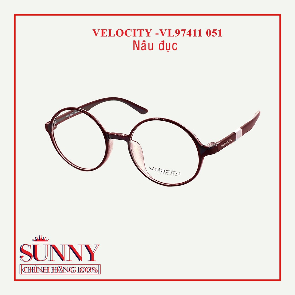 Gọng kính nam nữ thời trang Velocity VL97411 nhiều màu chính hãngg