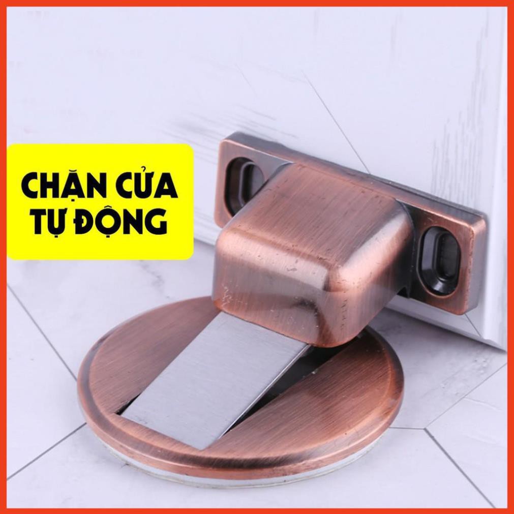 Chặn cửa nam châm đế mỏng chống va đập chất liệu inox 304 sáng bóng, bền đẹp sử dụng cho mọi loại cửa-GD306