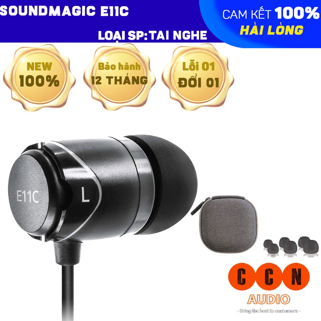 Tai nghe SoundMagic E11C, tai nghe có dây âm thanh cực hay chính hãng