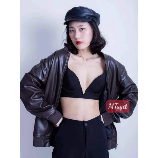 Áo bra hở lưng V ngực hàng QC