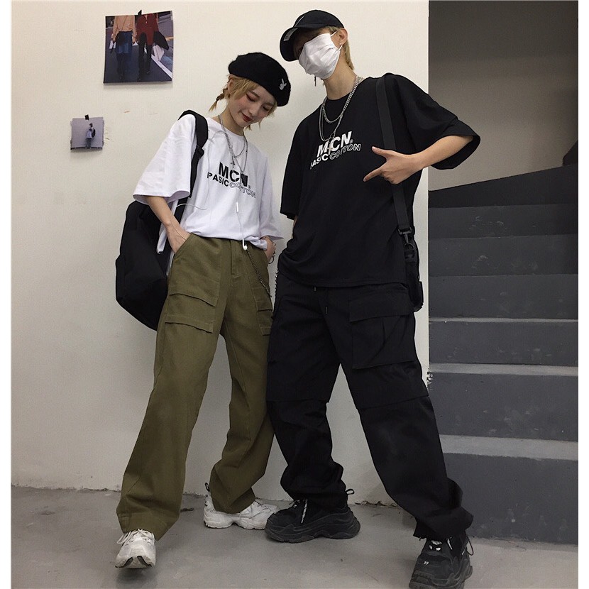 Áo thun tay lỡ CoolZ phông Unisex nam nữ Cotton oversize form rộng chữ MCN CZ038 | BigBuy360 - bigbuy360.vn