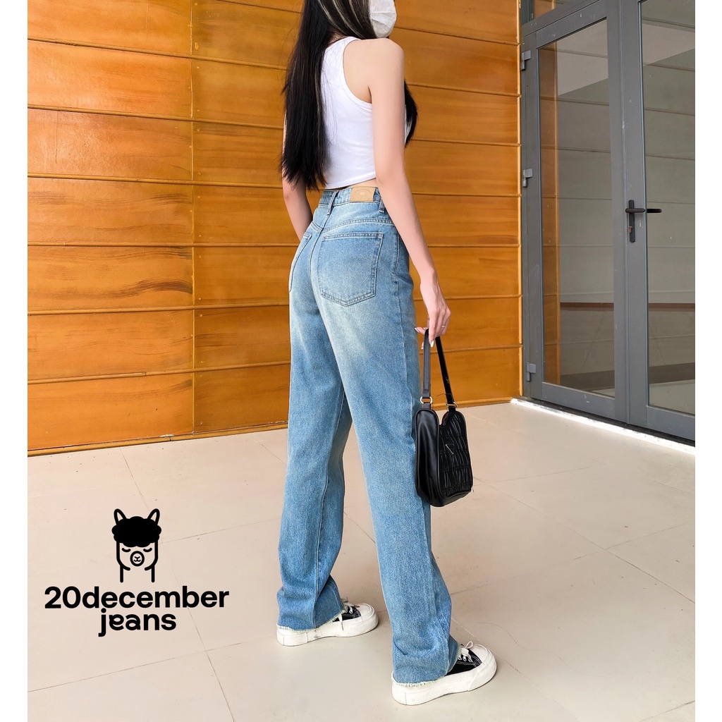 Quần ống suông MINA jeans 20decemberjeans mã 1026