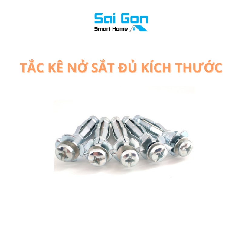 Tắc Kê Sắt, Vít Nở Sắt, Combo 10 con Bulong Nở Sắt 4mm, 6mm Chiều ...