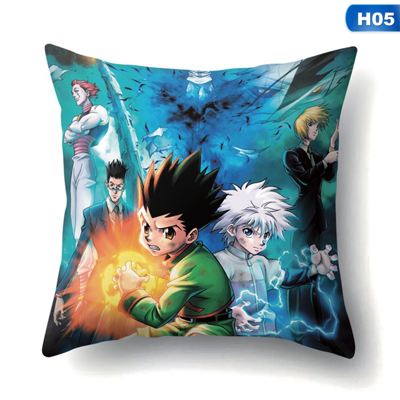 Vỏ Gối Họa Tiết Hoạt Hình Jinfucha Hunter X Hunter Zoldyck Killua Dễ Thương 45x45cm Pw2104