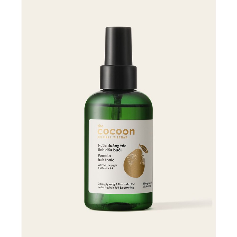 Nước dưỡng tóc tinh dầu bưởi Cocoon giúp giảm gãy rụng & làm mềm tóc 140ml - Bovie