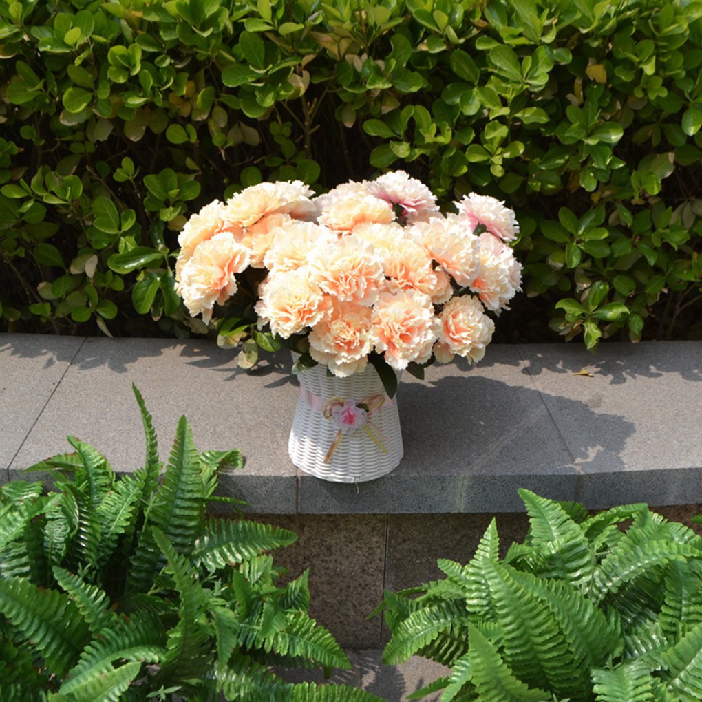 Bó 7 bông cẩm chướng giả trang trí phòng