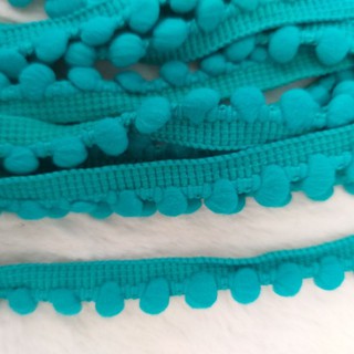 Dây Pom pom trang trí ,size  1cm (5 mét)
