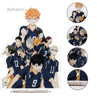 Mô Hình Nhân Vật Haikyuu Hinata Kageyama Tsukishima Sugawara 2 Kiểu Có Giá Đỡ Bằng Acrylic
