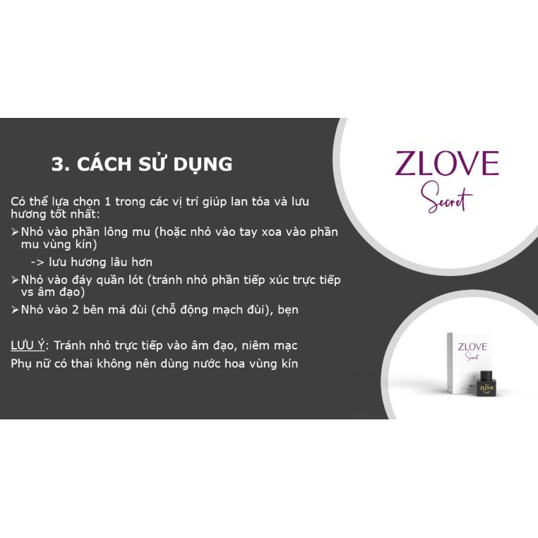 [Cao Cấp] ZLOVE Secret-Nước hoa vùng kín thơm quyến rũ | BigBuy360 - bigbuy360.vn