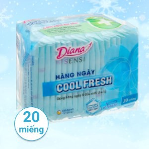 Băng Vệ Sinh Hàng Ngày Diana Sensi Cool Fresh 20 Miếng- 40 miếng