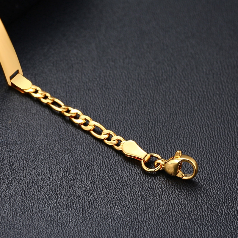 Vòng Tay Mạ Vàng Khắc Tên Xinh Xắn Cho Bé