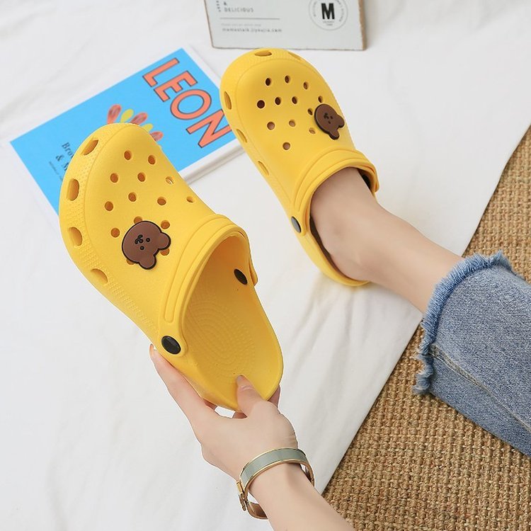 Dép crocs cao su chống nước size 36-41 thoải mái