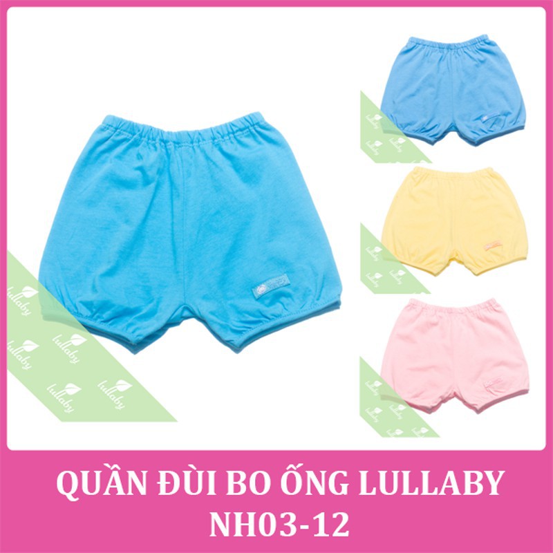 [BÁN CHẠY] [Lullaby] Quần đùi bo gấu bé trai/ bé gái chất cotton mềm(3m-4y)