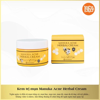 Kem bôi mụn Hineko Manuka Acne Herbal Cream Nhật Bản