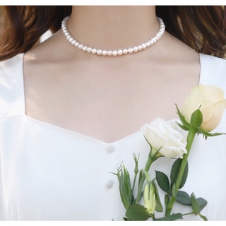 Choker hạt đơn ôm cổ thanh lịch mã FD-1