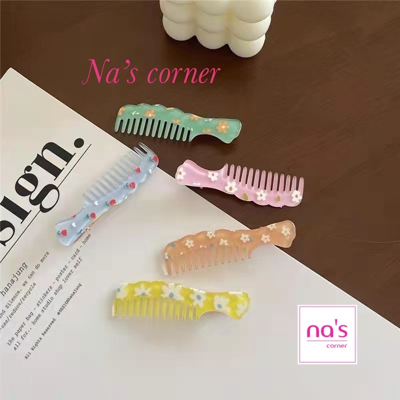 Kẹp Lược Mini hoạt hình Ngọt ngào