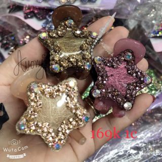 [Xịn] Kẹp tóc 3 răng ngôi sao đá cao cấp Marcely