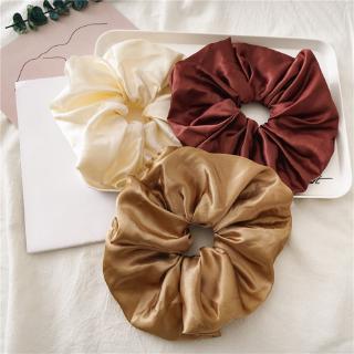 Dây buộc tóc bản lớn co giãn phong cách thời trang