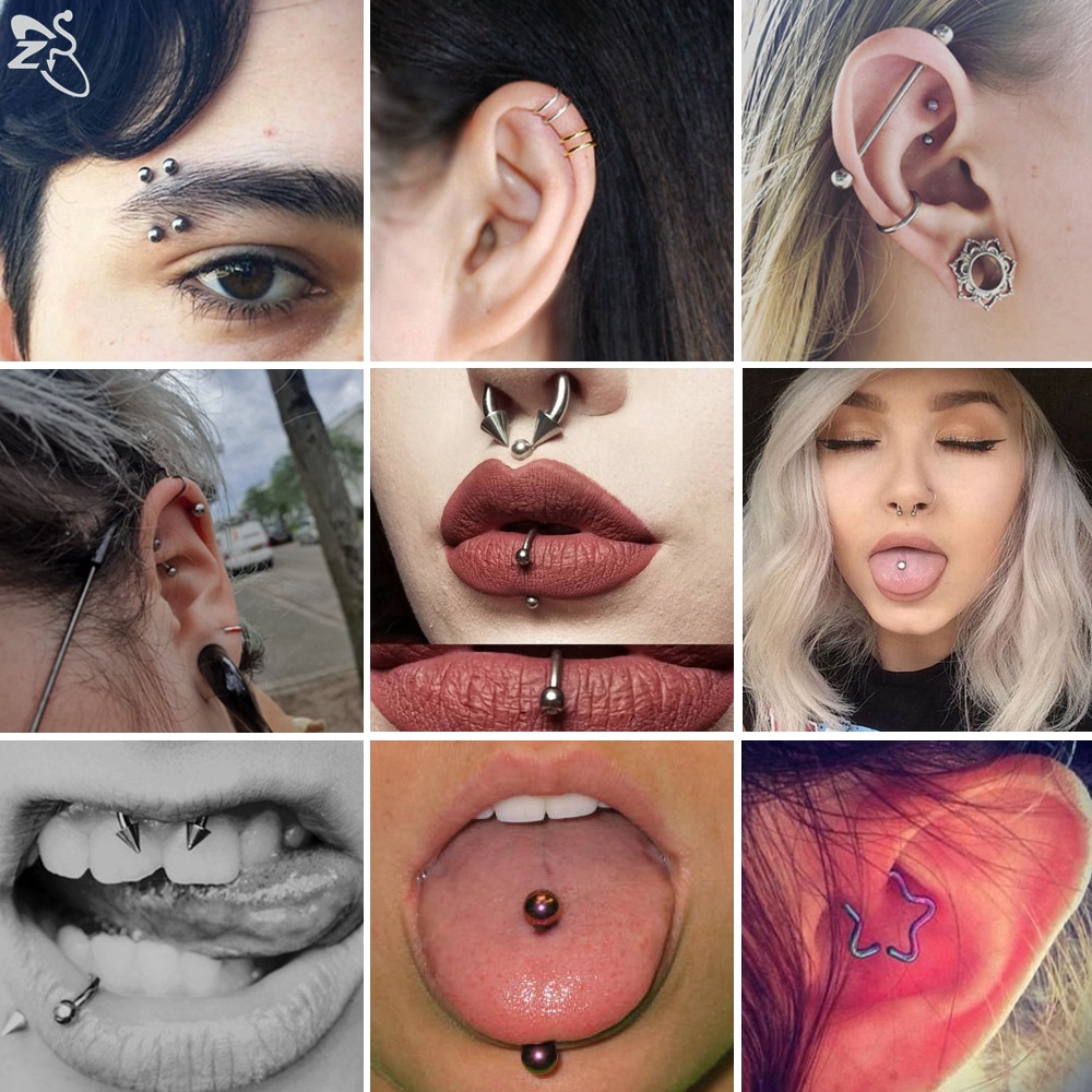 Khuyên mũi thép không gỉ cá tính