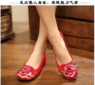 Giày vải thêu