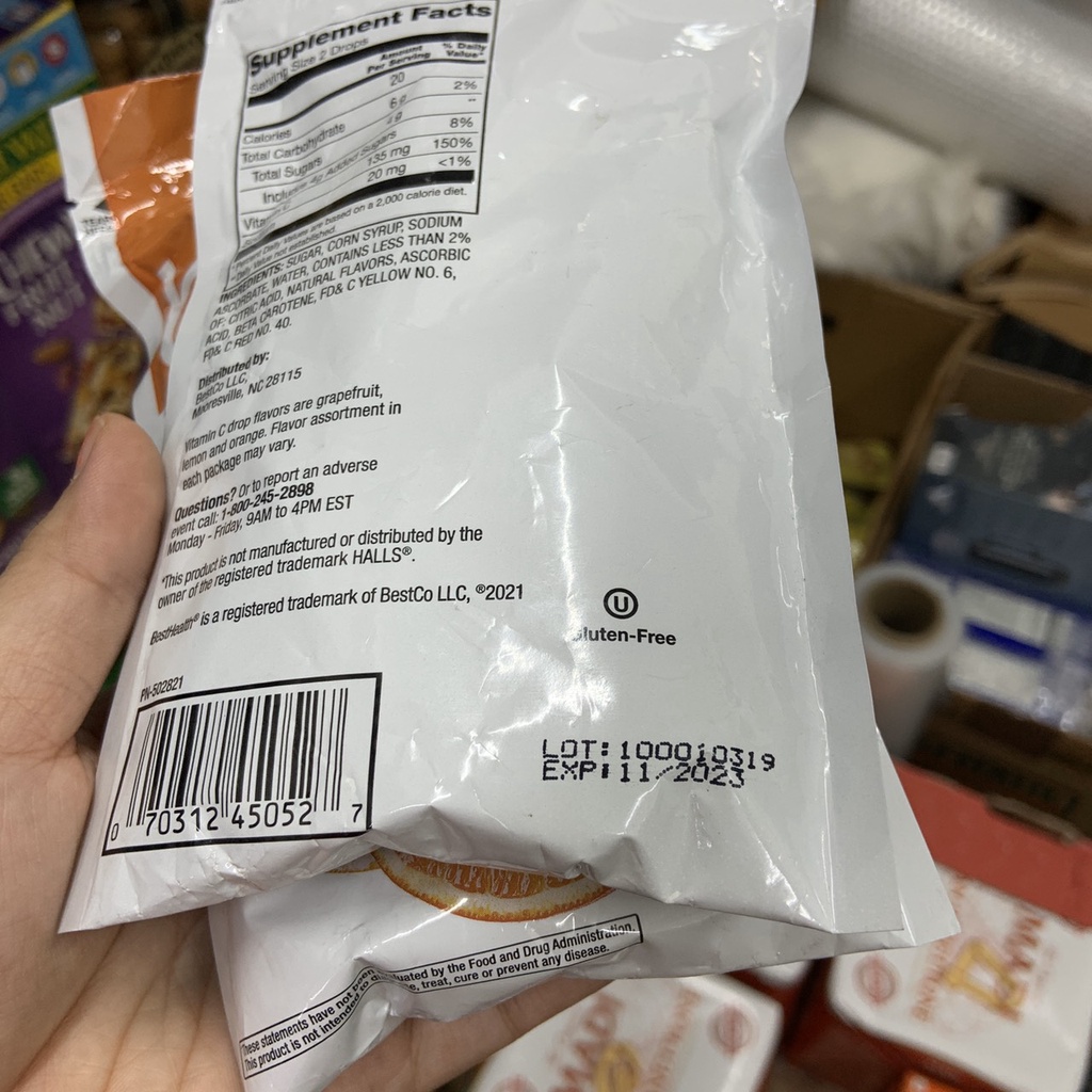 Kẹo bổ sung vitamin c hương trái cây Best - EDS Hàng Mỹ